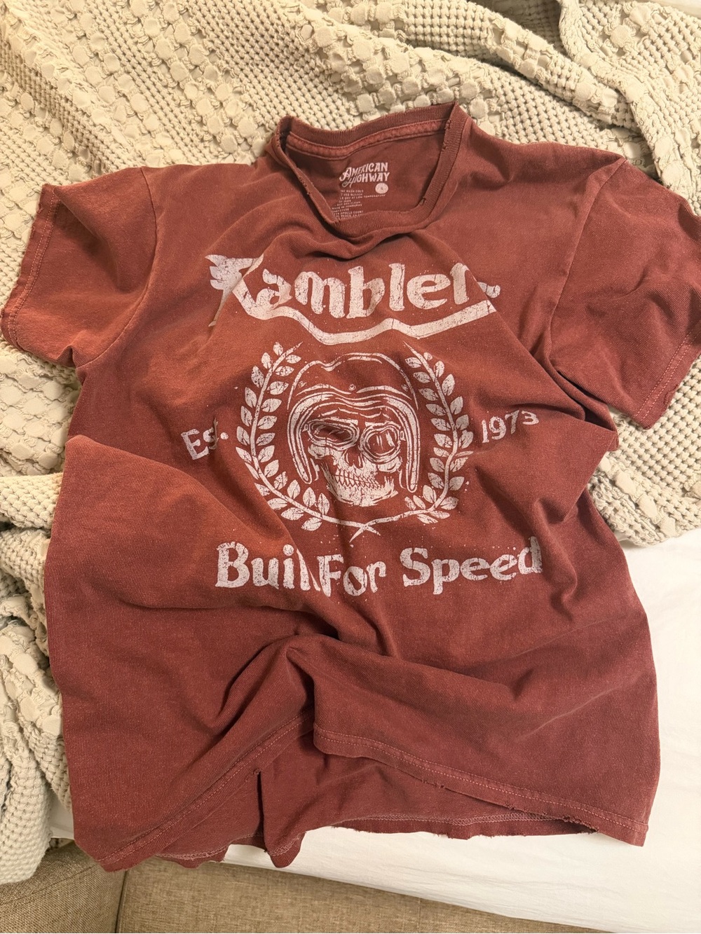 Kids 'Rumbler' Rust Graphic Tee - Built For Speed